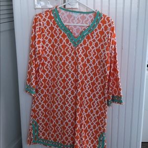 Beach cover up with UPF